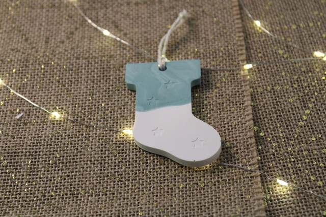 Les suspensions chaussette de Noël