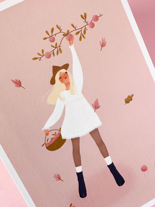 Affiche Cueillette d'automne