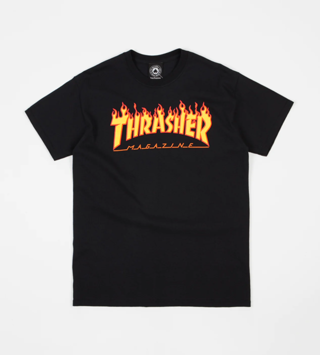 Thrasher Flame Logo Tee