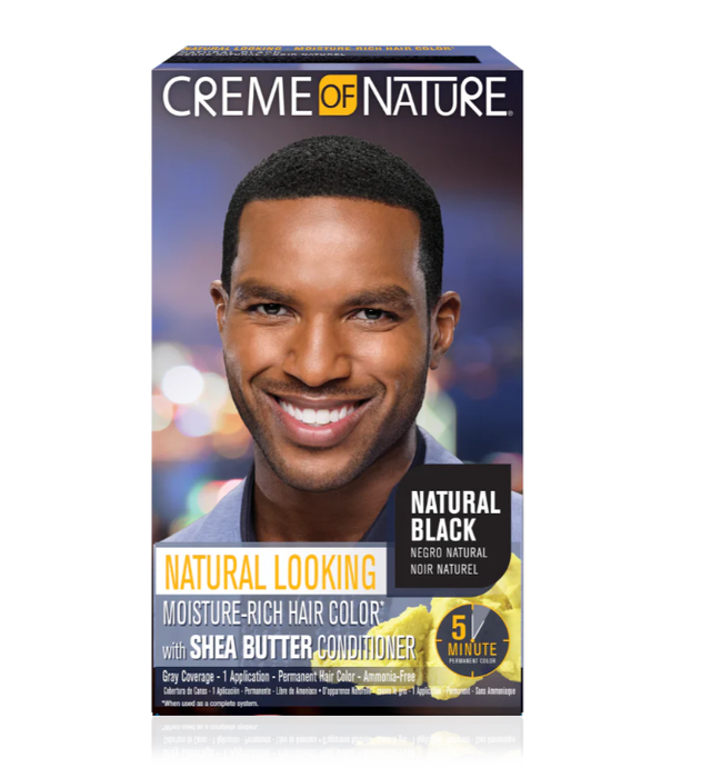 Creme Of Nature Mens Liquid Hair Color 1 [Natural Black] 5 Minute