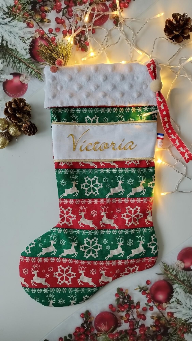 Chaussette de Noël * Flocon *