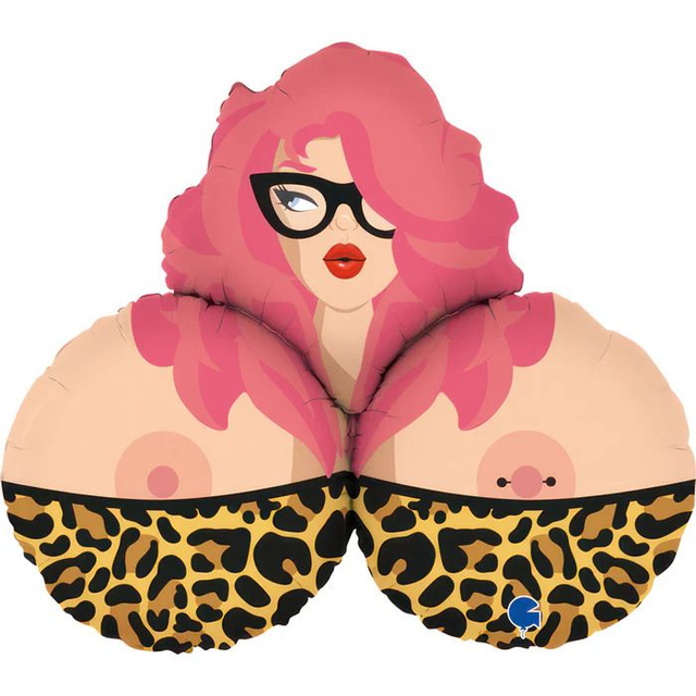 18" HAPPY 2ND BIRTHDAY BLUE HOLOGRAPHIC FOIL