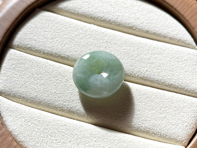 Pendentif Ping An Kou - Vert tendre (argent 925) 