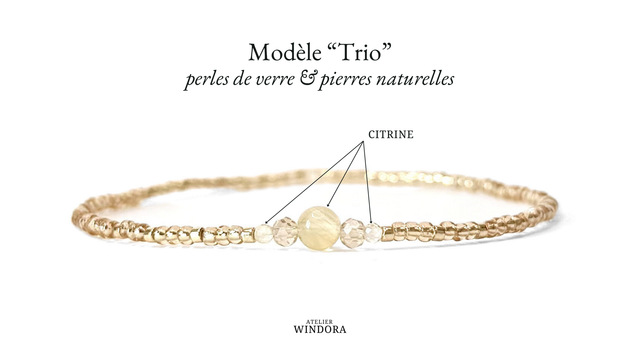 Bracelet | Citrine - Trio