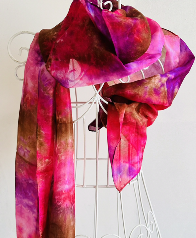 Écharpe  en Pongé de Soie New Vision Ezéchiel 36.26-27 Soie semi légère