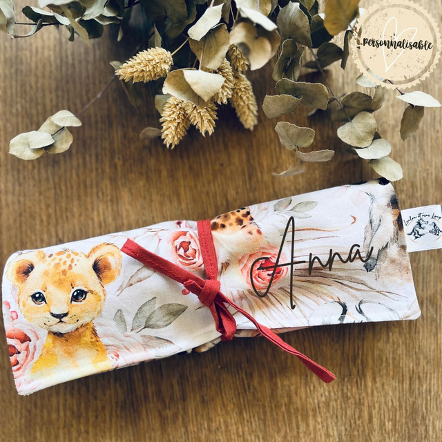 Ton étui à crayons couleur/feutres FILLE à personnaliser au prénom 