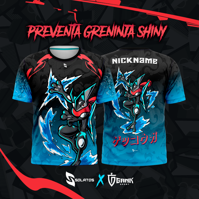 Polera Greninja SHINY