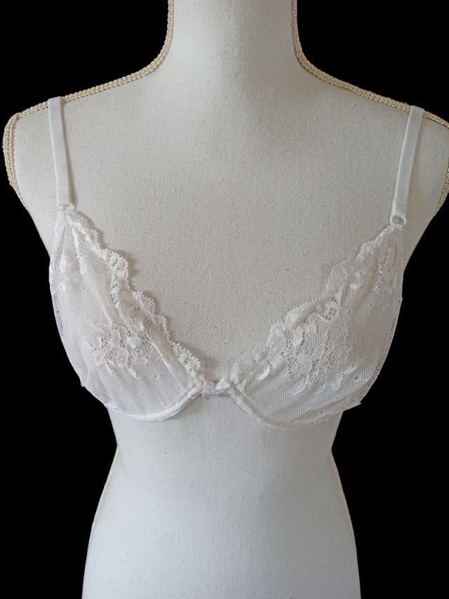 Soutien gorge dentelle blanc 75B (Piera) 