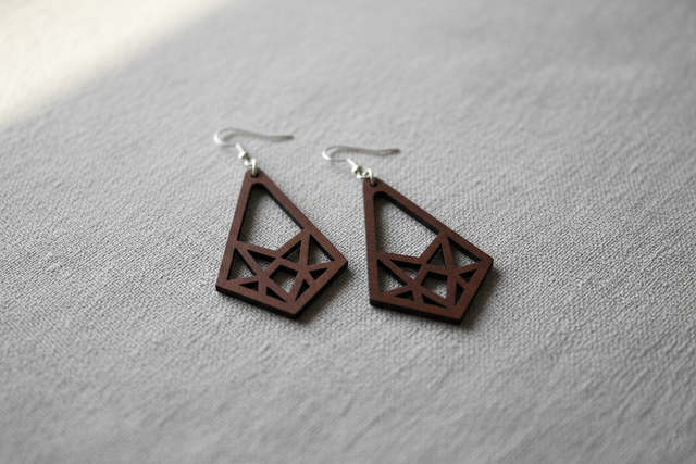 BOUCLE D'OREILLE N°3 : Le soleil couchant