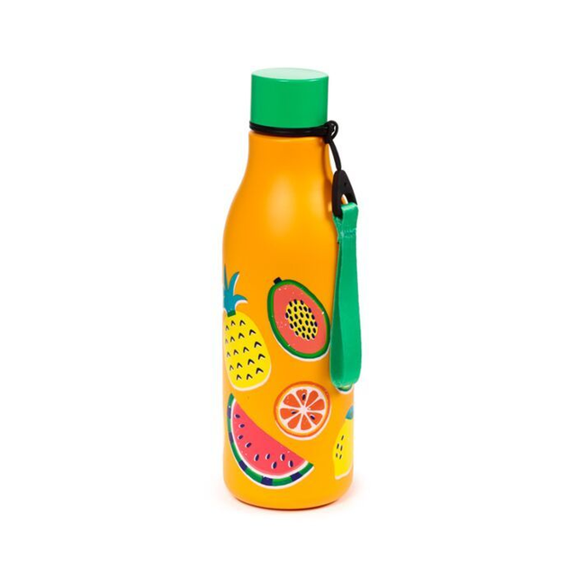 Summer Fruits Reusable Insulated Drinks Bottle 500ml