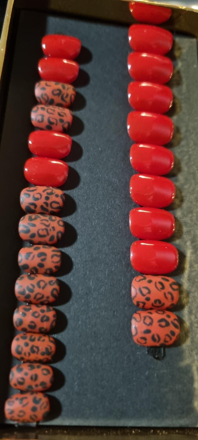 Classic réd léopard little carré xs