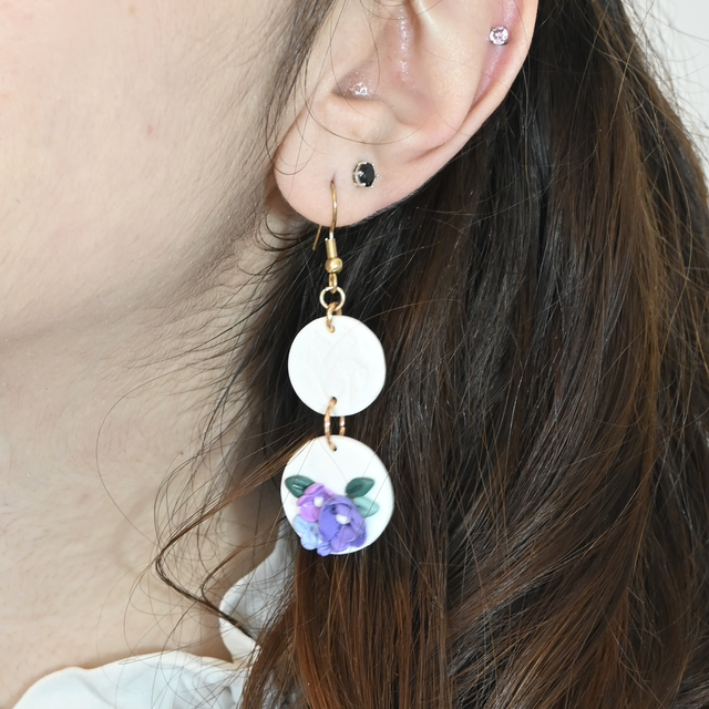 Boucles Hortensias - Moyen Modèle