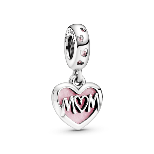 Charm Mom Corazon Rosa