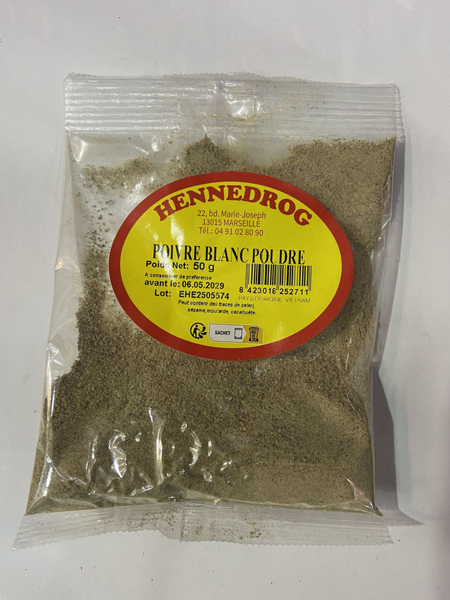 POIVRE BLANC POUDRE 50G