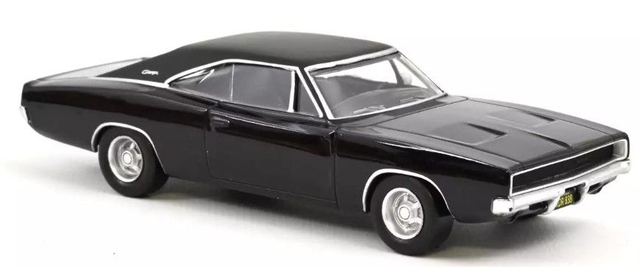 Dodge Charger 1968 Noir Norev 950004 1/43