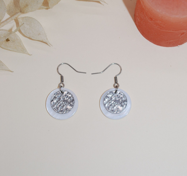 Boucles d’oreilles Lunaria
