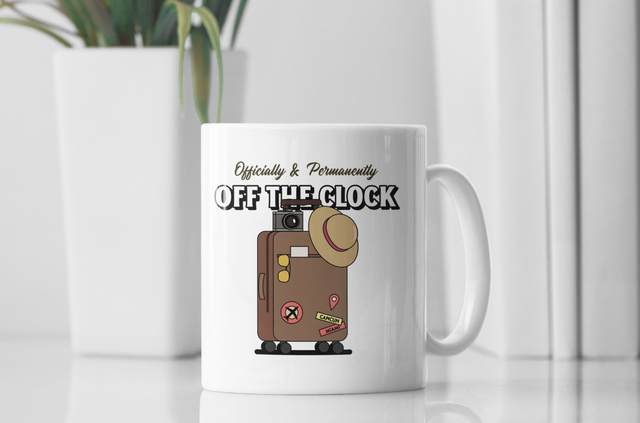 Off the Clock Retirement Mug