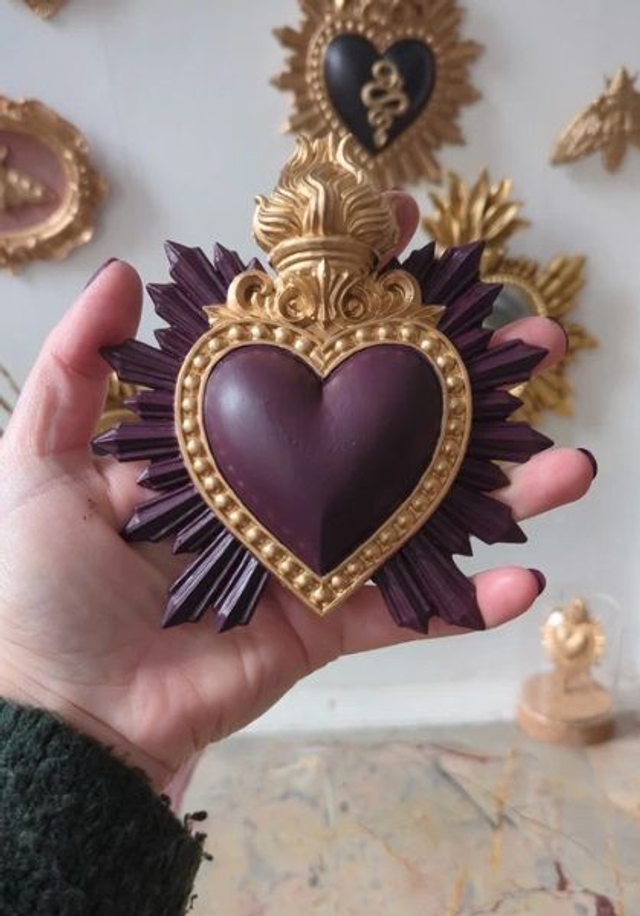 Décoration murale cœur ex-voto