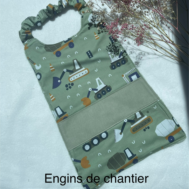 Serviette de cantine maternelle (à motifs ) 