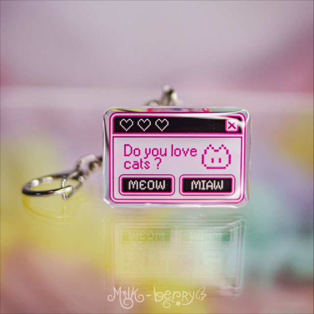 Porte-clé Clicker Cat Lovers