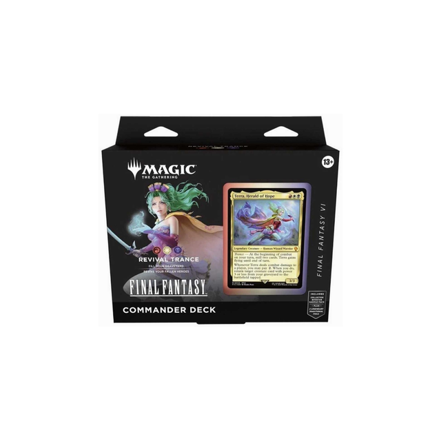 PREORDINE RISTAMPA LUGLIO Final Fantasy VI Terra Commander Deck "Revival Trance" English