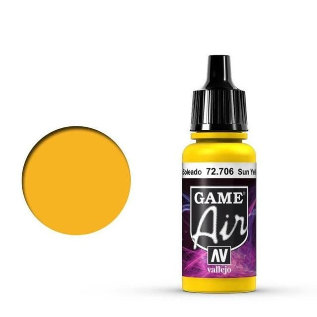Vallejo Game Air 72706 Sunblast Yellow Paint