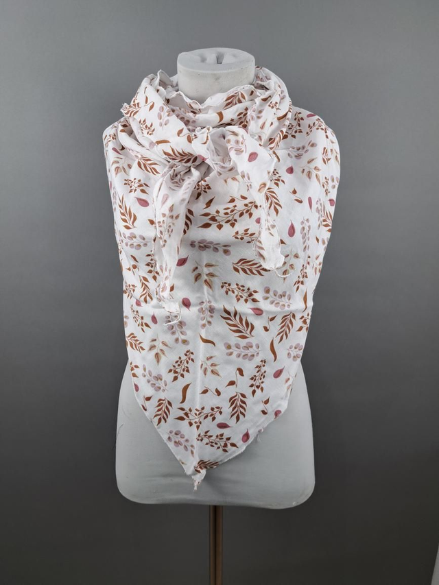 Musselin Blätter und Zweige in altrosa