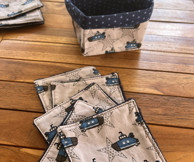 10 Lingettes nettoyantes enfants avec panier 