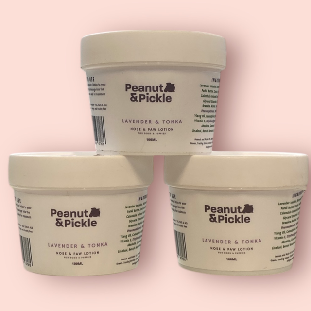 Peanut & Pickle Lavender & Tonka nose and paw balm 100ml
