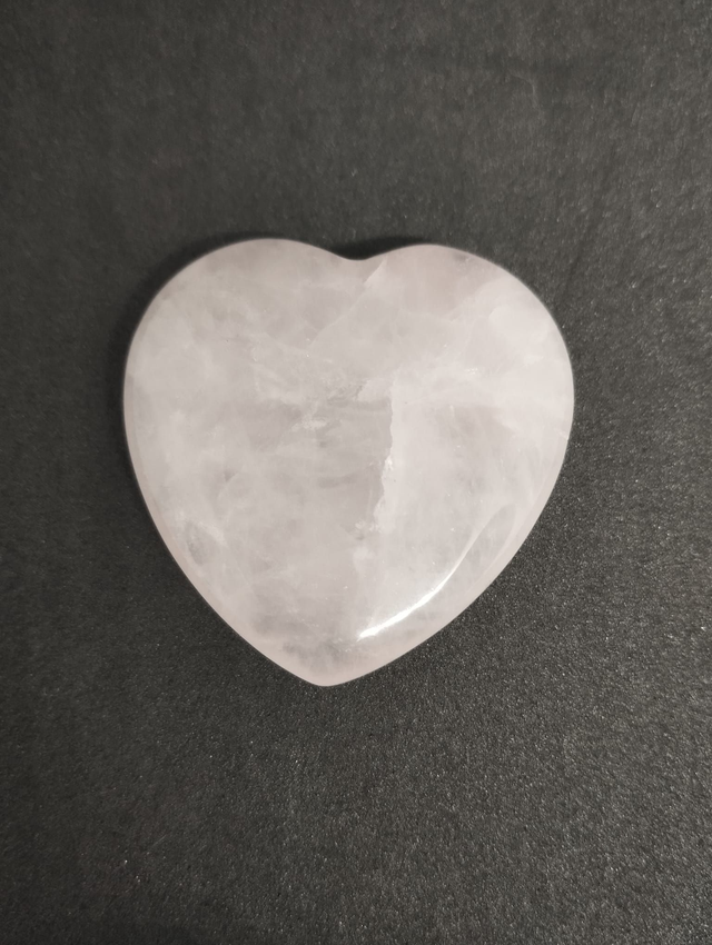 Cœur en quartz rose