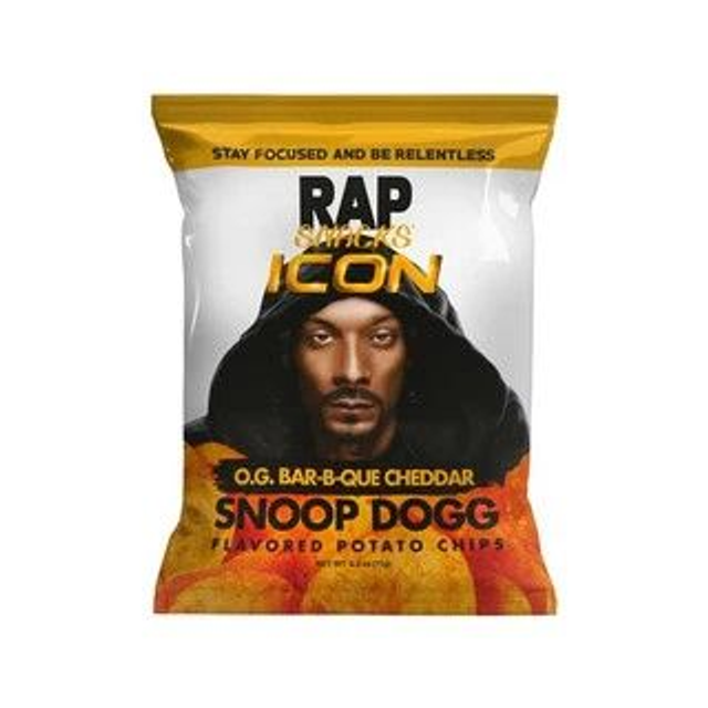 Rap Snacks Chips Snoop Dogg BBQ & Cheddar 71g