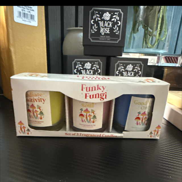 Funky fungi set of 3