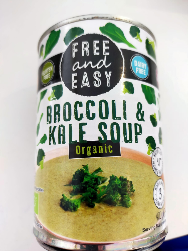 Organic Broccoli &amp; Kale Soup 400g (Free &amp; Easy) 39766