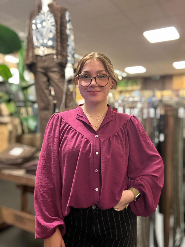 Blouse Noa paars