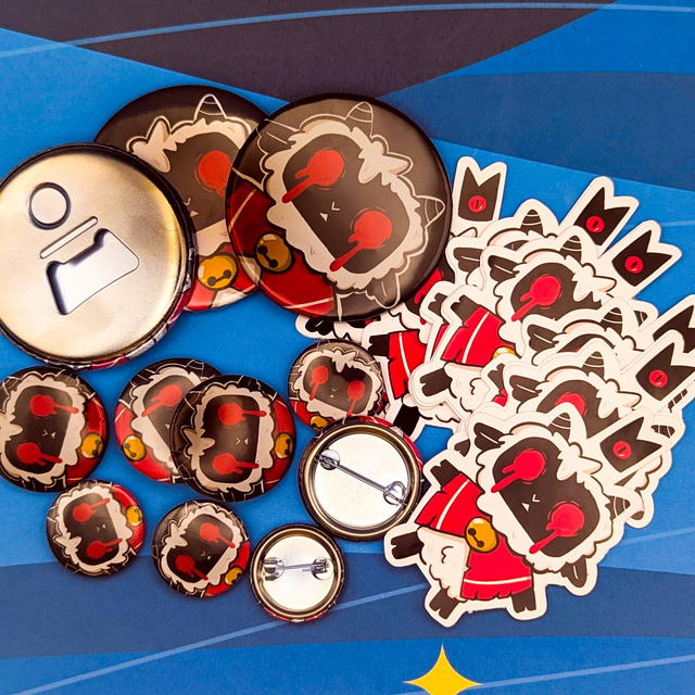 Cult of the Lamb Magnet Bottle Opener