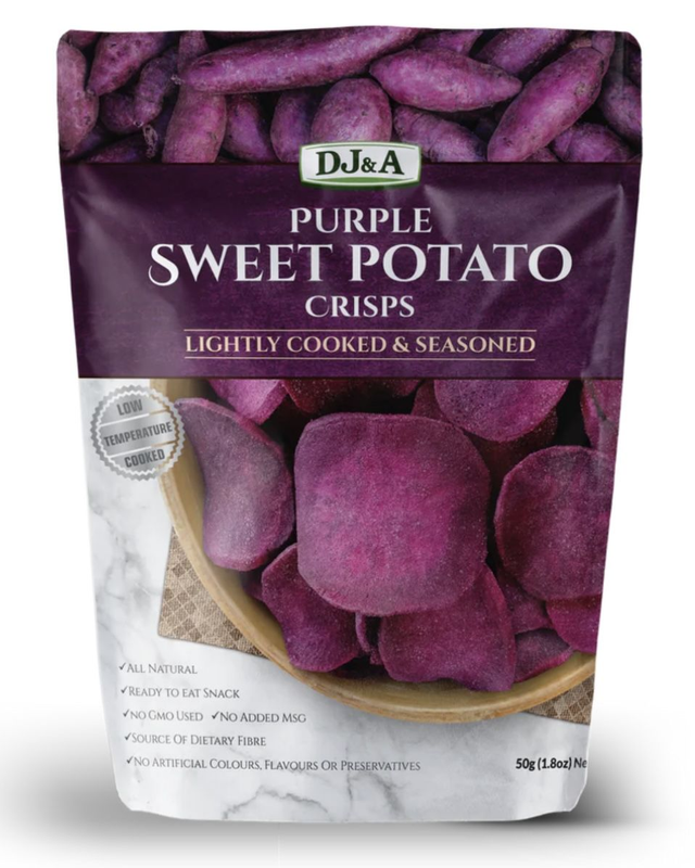 #3032 Freeze Dried Purple Sweet Potato Chips 50g