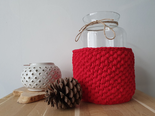 Gehaakte mand - rood