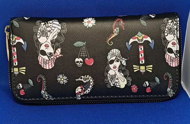 Ladies Vintage Sailor Tattoo Design Purse.