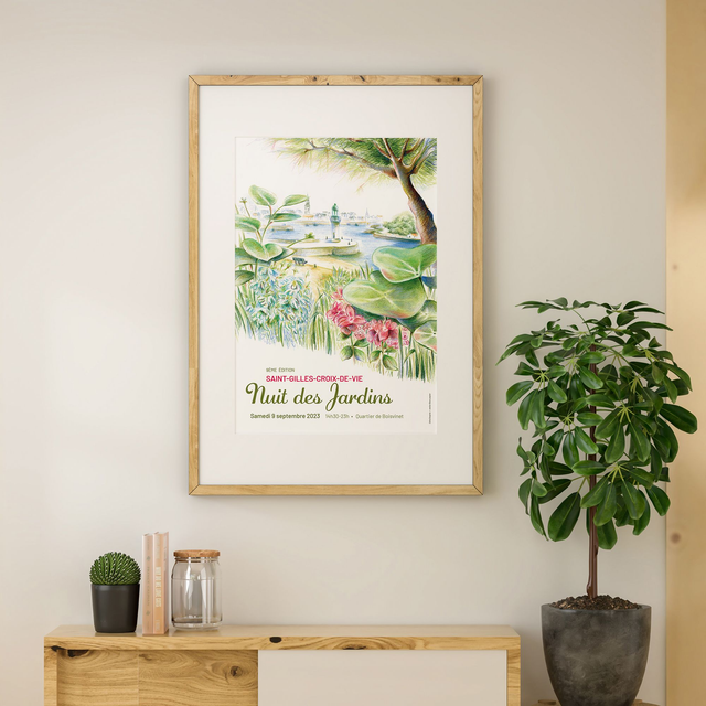 Tir. affiche - Nuit des Jardins