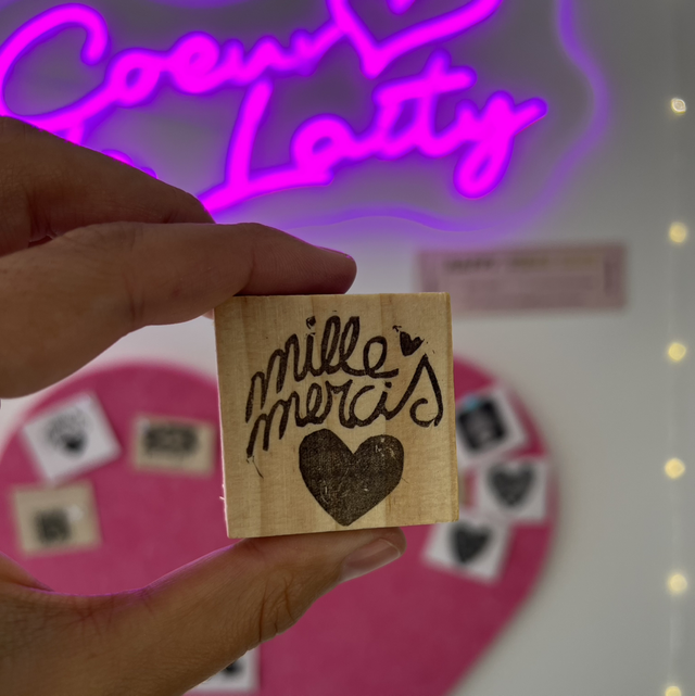Tampon "Mille Mercis"