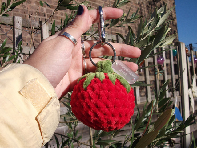 Tomato Bag Charm