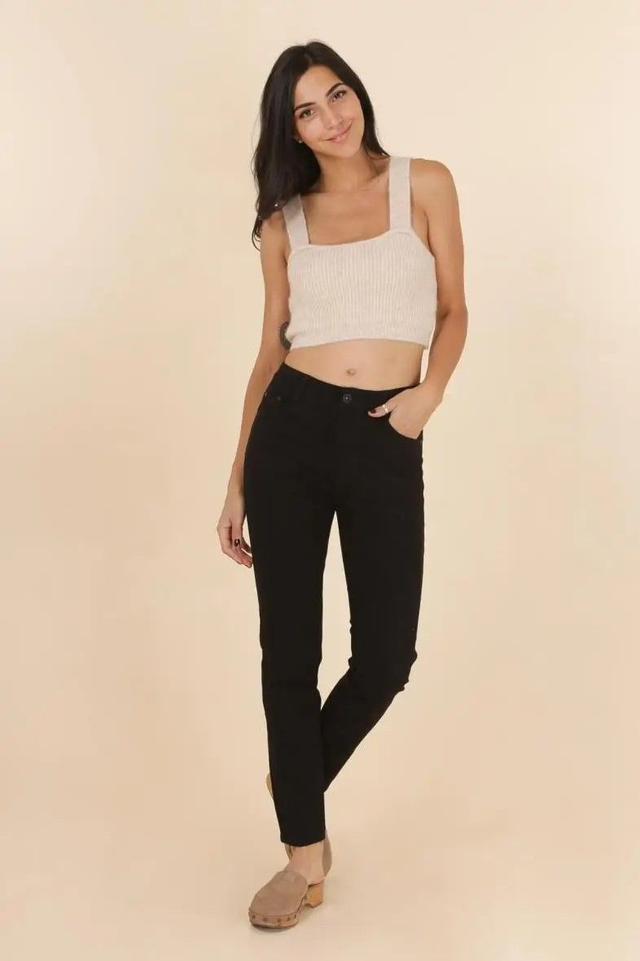 Pantalon en toile noir