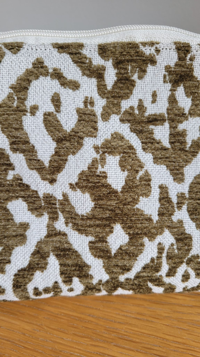 Trousse de maquillage Jacquard kaki