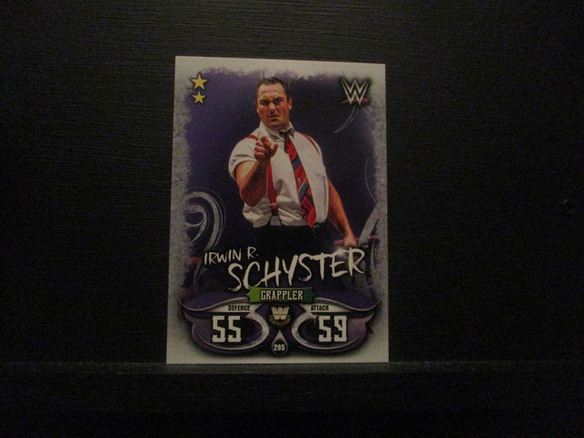 Irwin R. Schyster - W Legends Slam Attax Live Original Trading Card #285