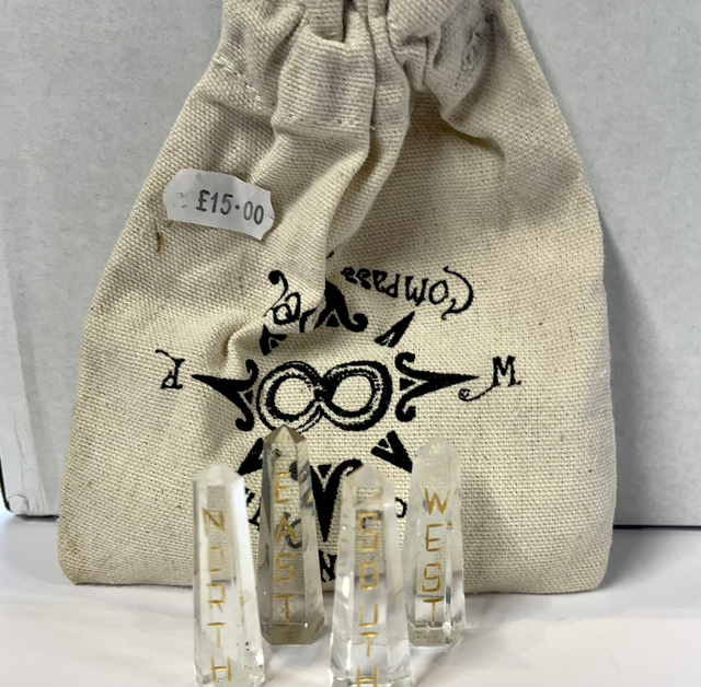 High Quality Clear Quartz Compass Towers 