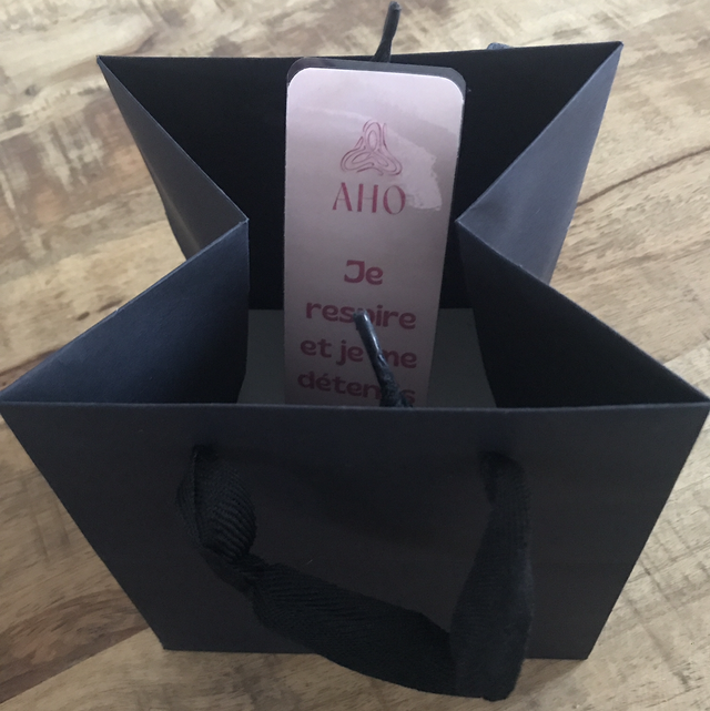 Sac cadeau pour veilleuse + 1 marque page 
