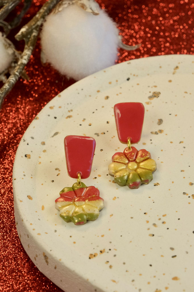 NOËL - boucles d’oreilles #06