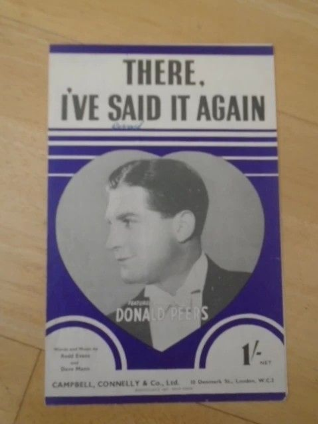 There I've Said It Again Donald Peers 