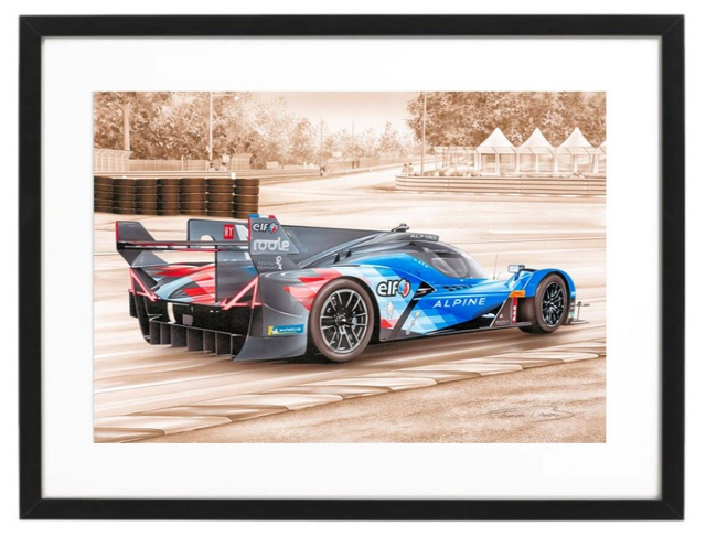 Alpine A424 Hypercar - Le Mans 2024 - Limited Edition Framed Print