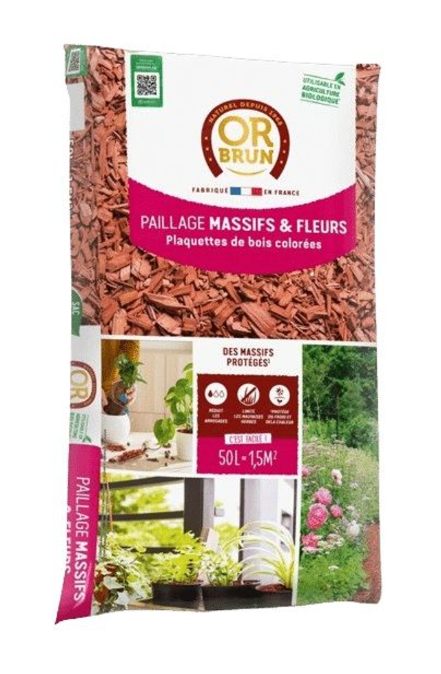 Plaquettes de Bois Colorées – Sac 50 L